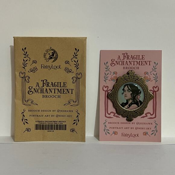 FairyLoot A Fragile Enchantment Brooch - January 2024 "Regency and Scandal" - Picture 6 of 6